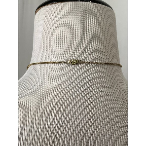 Vintage/Antique Epoxy Prayer Hands Black Teardrop Pendant Chain Necklace - Picture 11 of 12